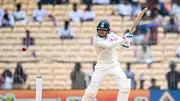 India's star batter Shubman Gill in this frame. (Getty)