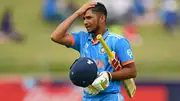 Musheer Khan after getting out in Under-19 World Cup 2024 (Getty Images) 