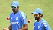 R Ashwin and Ravindra Jadeja during a practice session (Getty Images)