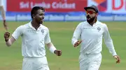 Hardik Pandya celebrates a wicket with Virat Kohli (Getty Images)