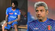 MI captain Hardik Pandya in the dugout; Ajay Jadeja during a training session (File Photo: Getty Images)