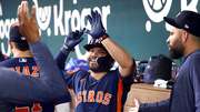 MLB: Altuve hits 3 HRs, Astros rout Rangers for outright division lead